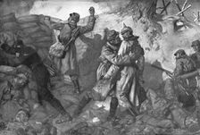 'La conquete du massif de Lorette; un corps a corps dans un fortin 1915. Creator: Unknown