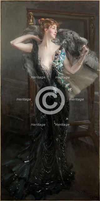 La Contessa Speranza, 1899. Creator: Boldini, Giovanni (1842-1931).