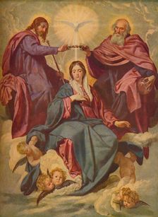 La Coronacion de la Virgen (Coronation of the Virgin ), 1635-1648, (c1934). Artist: Diego Velasquez