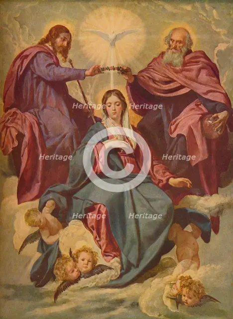 'La Coronacion de la Virgen', (Coronation of the Virgin ), 1635-1648, (c1934). Artist: Diego Velasquez.