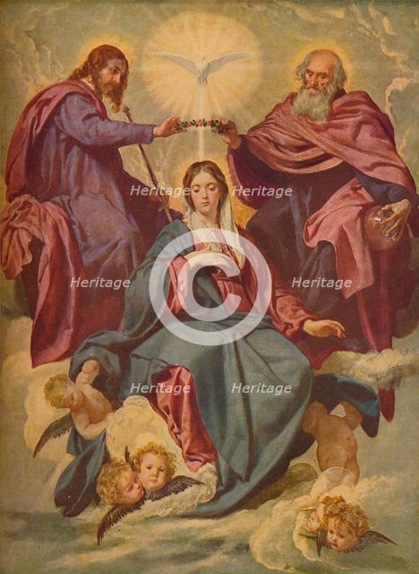 'La Coronacion de la Virgen', (Coronation of the Virgin ), 1635-1648, (c1934). Artist: Diego Velasquez.