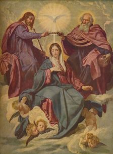 La Coronacion de la Virgen (Coronation of the Virgin ), 1635-1648, (c1934). Artist: Diego Velasquez