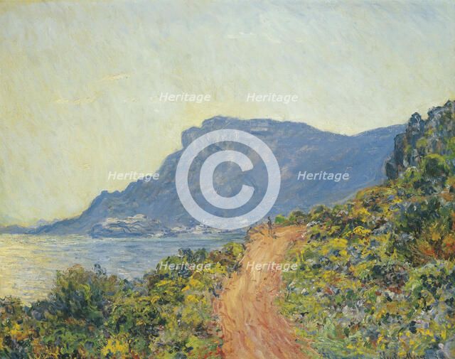 La Corniche near Monaco, 1884. Artist: Monet, Claude (1840-1926)