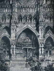 La Cathedrale d'Amiens c20th century. Artist: Jules De Bruycker