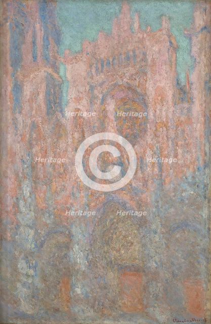 La cathédrale de Rouen. Fin d'après midi (The Rouen Cathedral. Late afternoon), 1893. Creator: Monet, Claude (1840-1926).