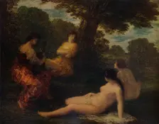 La Causerie c1878, (1938). Artist: Henri Fantin-Latour