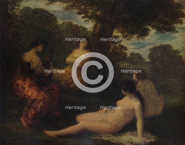 'La Causerie', c1878, (1938). Artist: Henri Fantin-Latour.