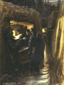 'La "cagna" du commandant 1915. Creator: G Michel