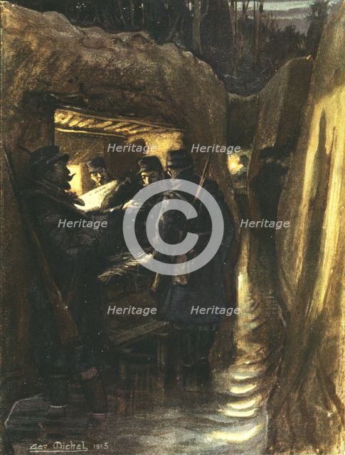 ''La "cagna" du commandant', 1915. Creator: G Michel.