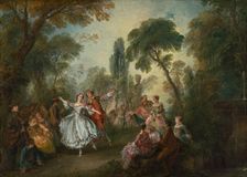 La Camargo Dancing, c. 1730. Creator: Nicolas Lancret