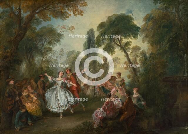 La Camargo Dancing, c. 1730. Creator: Nicolas Lancret.