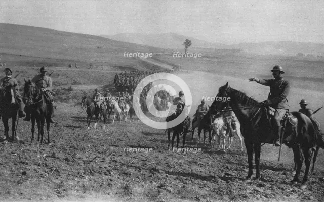 'La Campagne Macedonienne; Combat de Boresnitza (19 septembre): les Bulgares..., 1916. Creator: Unknown.