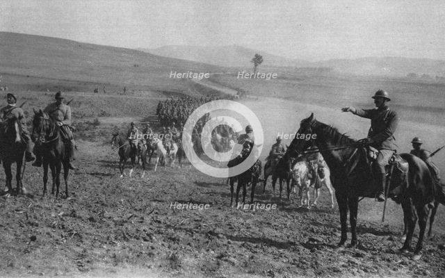 'La Campagne Macedonienne; Combat de Boresnitza (19 septembre): les Bulgares..., 1916. Creator: Unknown.