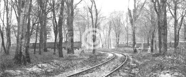 ''La Capitulation Allemande; A Rethondes; le décor de la capitulation allemande, en foret..., 1918. Creator: Unknown.
