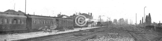''La Capitulation Allemande; Le train qui conduisit les plenipotentiaires allemands..., 1918. Creator: Unknown.