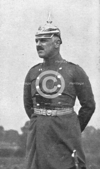 ''La Capitulation Allemande; Le general de Winterfeld, d'apres une photographie prise..., 1918. Creator: Unknown.