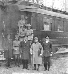 'La Capitulation Allemande; Le matin du 11 novembre, le marechal Foch part pour Paris..., 1918. Creator: Unknown