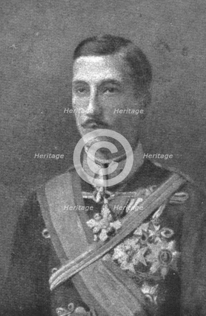 ''La capitulation Bulgare; Le prince Boris, en faveur de qui son pere, le tsar Ferdinand..., 1918. Creator: Unknown.