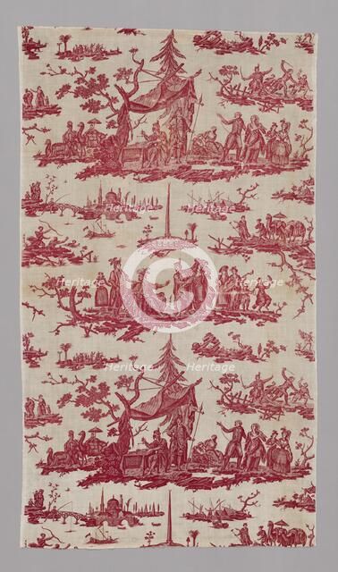 La Caravane du Caire (The Caravan from Cairo) (Furnishing Fabric), France, 1785/89. Creator: Petitpierre et Cie.