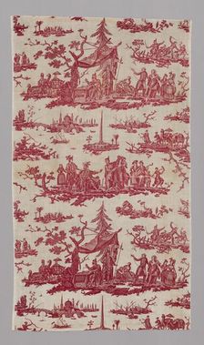 La Caravane du Caire (The Caravan from Cairo) (Furnishing Fabric), France, 1785/89. Creator: Petitpierre et Cie