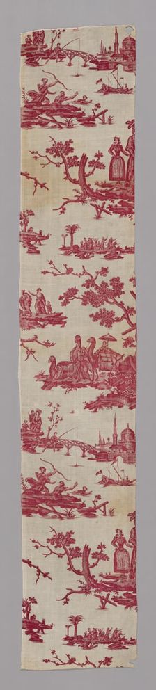 La Caravane du Caire (The Caravan from Cairo) (Furnishing Fabric), France, 1785/89. Creator: Petitpierre et Cie