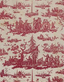 La Caravane du Caire (The Caravan from Cairo) (Furnishing Fabric), France, 1785/89. Creator: Petitpierre et Cie