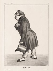 La Caricature, Pl. 314, Comte de. Keratry, 1833. Creator: Honoré Daumier (French, 1808-1879)