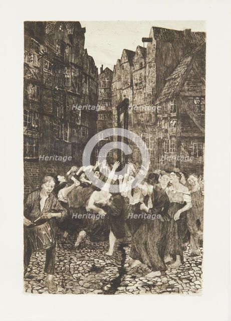 La Carmagnole, 1901. Creator: Kollwitz, Käthe (1867-1945).