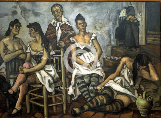 'La casa del arrabal', 1934.  Creator: José Gutiérrez Solana.