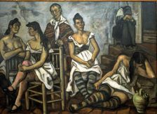 La casa del arrabal 1934. Creator: José Gutiérrez Solana