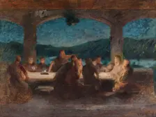 La Cène, c.1898. Creator: Jean Alexandre Joseph Falguiere
