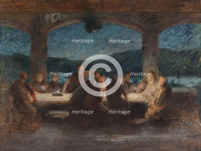 La Cène, c.1898. Creator: Jean Alexandre Joseph Falguiere.