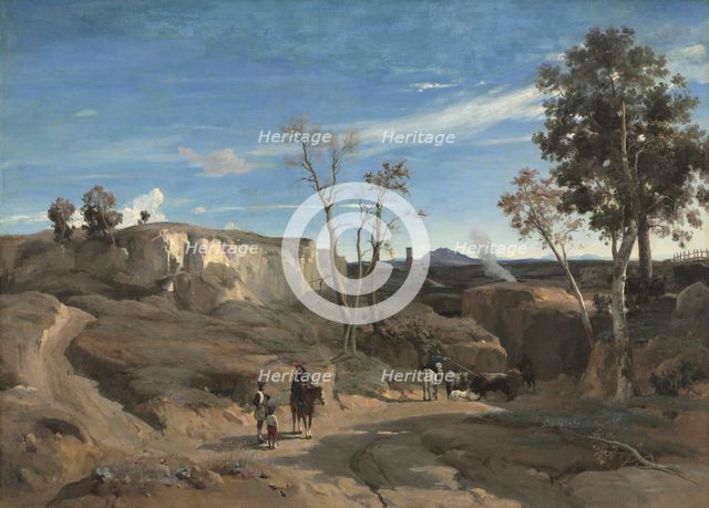 La Cervara, the Roman Campagna, c. 1830-31. Creator: Jean Baptiste Camille Corot (French, 1796-1875).