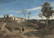 La Cervara, the Roman Campagna, c. 1830-31. Creator: Jean Baptiste Camille Corot (French, 1796-1875)