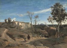 La Cervara, the Roman Campagna, c. 1830-31. Creator: Jean Baptiste Camille Corot (French, 1796-1875)