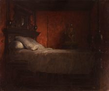 La chambre de Victor Hugo avenue d'Eylau, 1885. Creator: Desire Francois Laugee