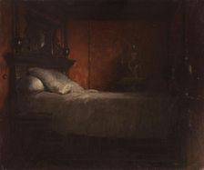 La chambre de Victor Hugo avenue d'Eylau, 1885. Creator: Desire Francois Laugee