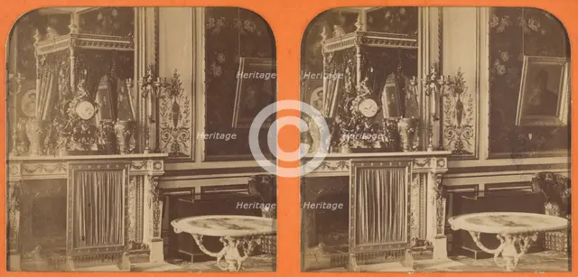 La Chambre de l'Empereur (St. Cloud), 1860s. Creator: A. Hanriot.
