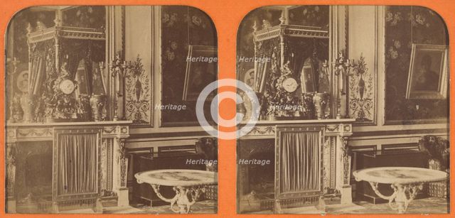 La Chambre de l'Empereur (St. Cloud), 1860s. Creator: A. Hanriot.