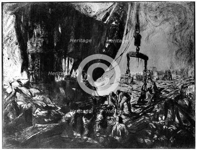 'La Chantier', (The Factory), 1924. Artist: Dominique Jouvet-Magron