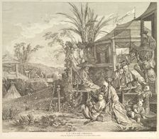La Chasse Chinoise (The Chinese Hunt), from Chinoiseries, after 1743. Creator: Jacques Gabriel Huquier