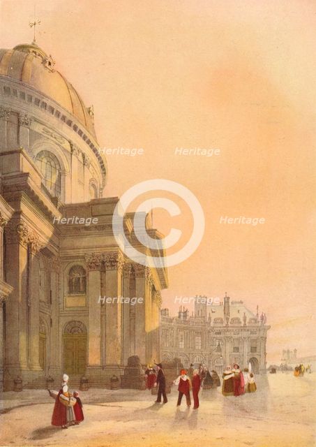 'La Chapelle de l'Institut, Paris', 1839. Artist: Thomas Shotter Boys.