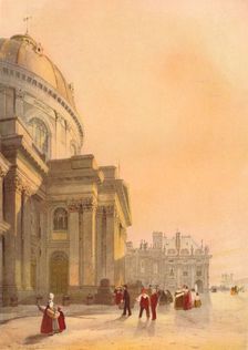 La Chapelle de l'Institut, Paris 1839. Artist: Thomas Shotter Boys