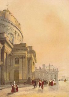 La Chapelle de l'Institut, Paris 1839. Artist: Thomas Shotter Boys