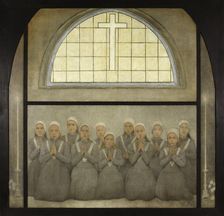 La chapelle : Les orphelines, c.1901. Creator: Fernand Pelez