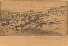 La Chapelle Saint-Michel à l'Estre (Second Version). Creator: Felix Hilaire Buhot