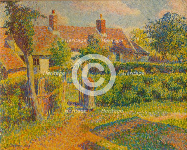 'La Chaumière', 1887, (1935). Creator: Camille Pissarro.
