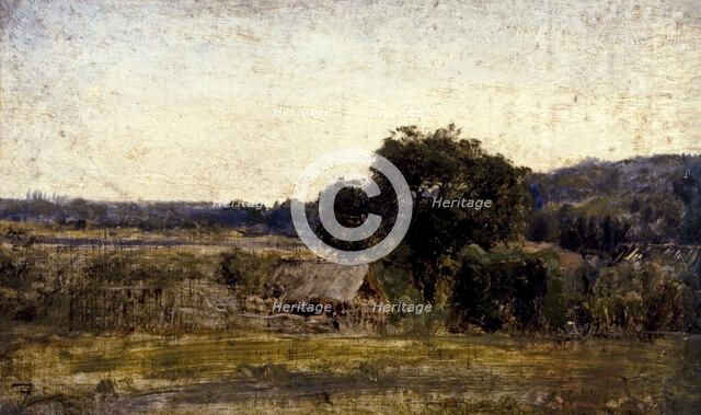 La chaumière, between 1850 and 1860. Creator: Felix Francois Georges Philibert Ziem.