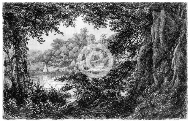 'La Chaumiere',  c1825-1885 (1924). Artist: Eugene Blery