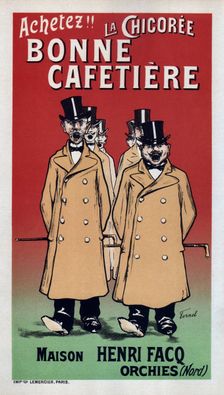 La Chicoree Bonne Cafetiere (Poster), 1899. Artist: Fernel, Fernand (1872-1934)
